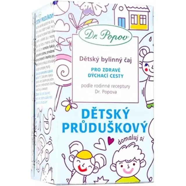 Dr. Popov Dětský průduškový dětský bylinný porcovný 30 g