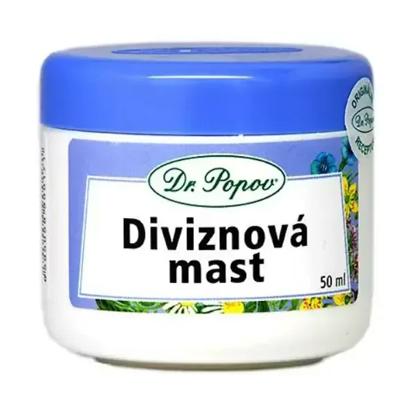 Dr. Popov diviznová mast k masáži unavených končetin 50 ml