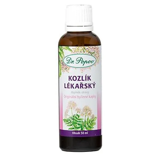 DR.POPOV Kapky bylinné kozlík lékařský 50 ml