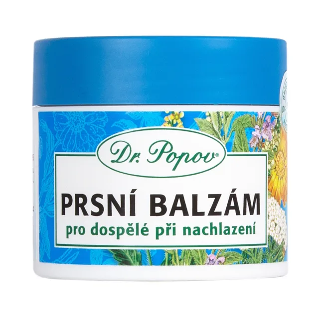 DR. POPOV Masážní prsní balzám pro dospělé 50 ml