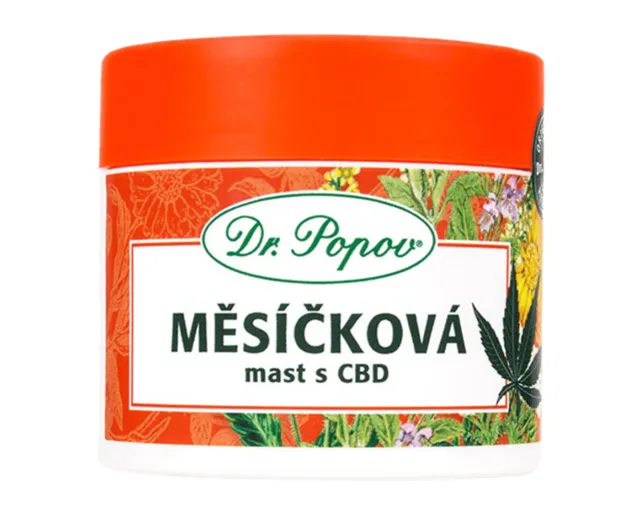 Dr.Popov Měsíčková mast s CBD 50ml