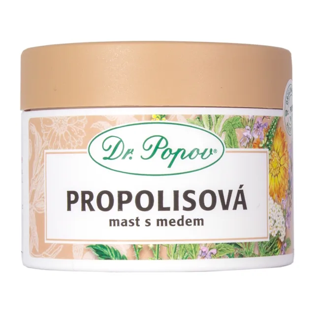 DR. POPOV Propolisová mast s medem 100 ml