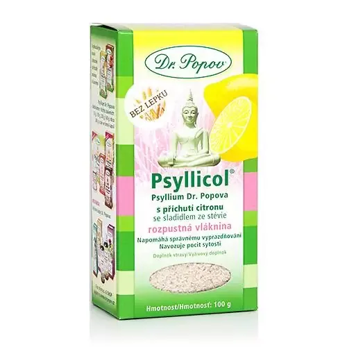 Dr.Popov Psyllicol příchuť citron 100g