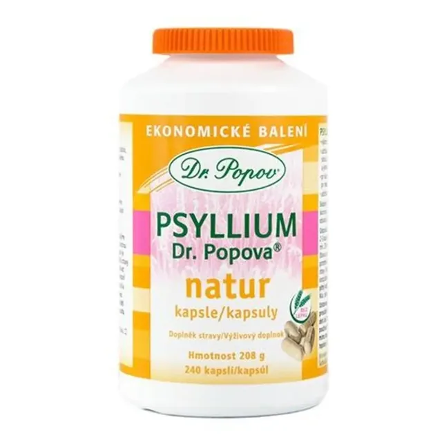 Dr.Popov Psyllium 240 kapslí