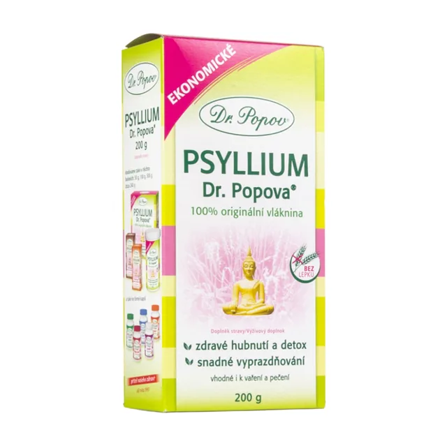 DR. POPOV Psyllium vláknina 200 g