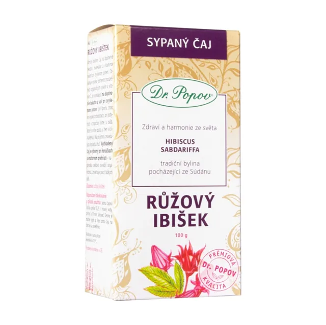 DR. POPOV Růžový ibišek čaj 100 g