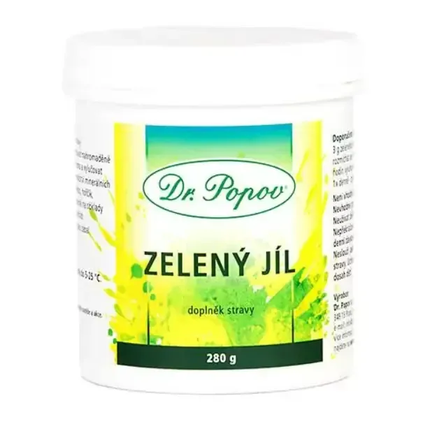 Dr.Popov Zelený jíl prášek 280 g
