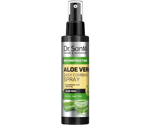 Dr. Santé Aloe Vera Easy Combing Spray – sprej pro snadné rozčesávání všech typů vlasů 150 ml (poškozený aplikátor)