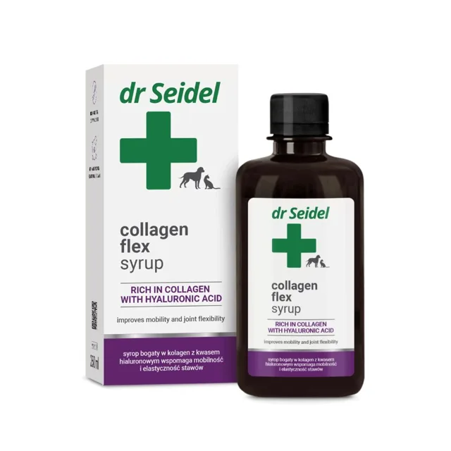 DR SEIDEL Collagen Flex 250ml sirup na klouby pro psy a kočky s kolagenem