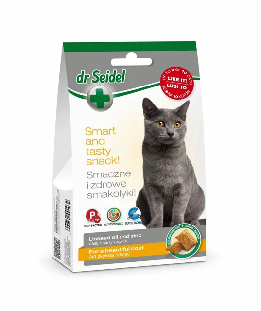 DR SEIDEL Pamlsky pro krásnou srst pro kočky 50 g