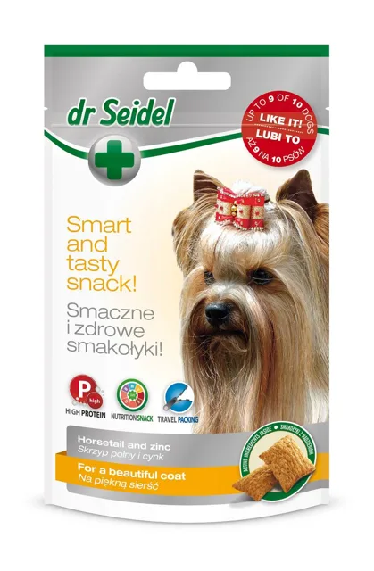 DR SEIDEL Pamlsky pro psy 90 g na krásnou srst