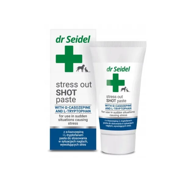 DR SEIDEL Přípravek uklidňující Stress out SHOT pasta pro psy a kočky op. 30g