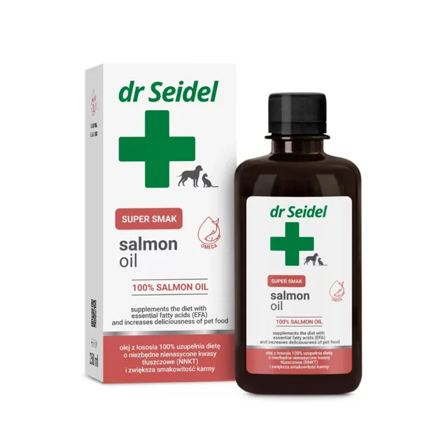 DR SEIDEL Salmon Oil 100% 250ml Kůže a Srst