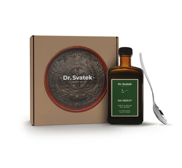 Dr.Svatek Sirup z bylin NA NERVY 250 ml + dárek