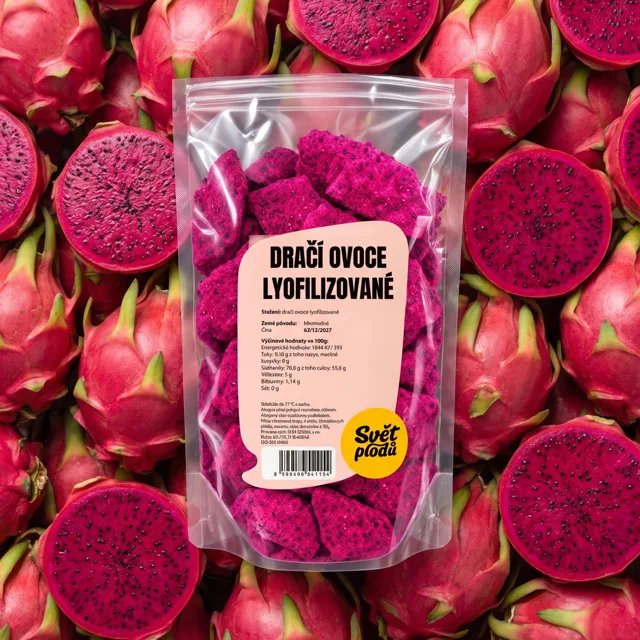 Dračí ovoce lyofilizované váha 100g