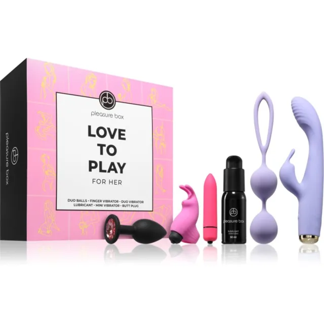 Dream Toys Pleasure Box Love To Play sada erotických pomůcek