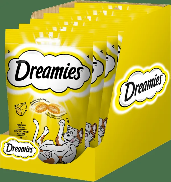 DREAMIES 6x60 g kočičí pamlsek s lahodným sýrem