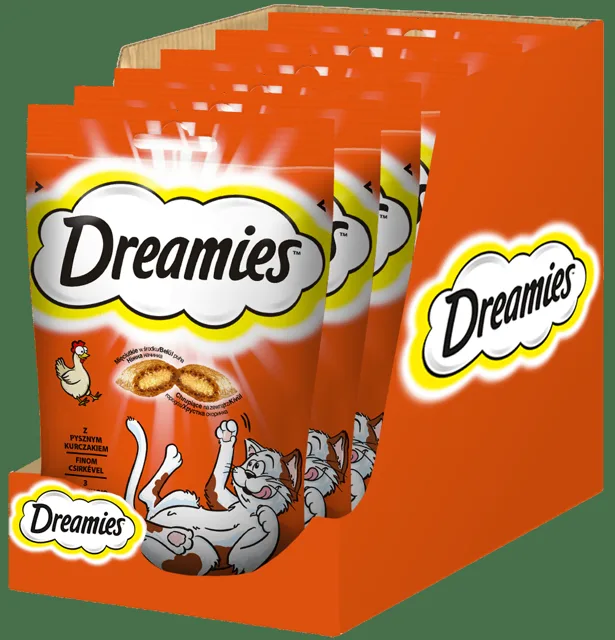 DREAMIES 6x60 g pamlsek s lahodným kuřecím masem pro vaši kočku