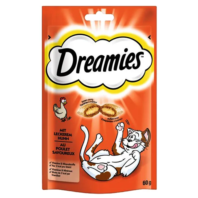 Dreamies Cat pochoutka, 60 g - kachní (60 g)