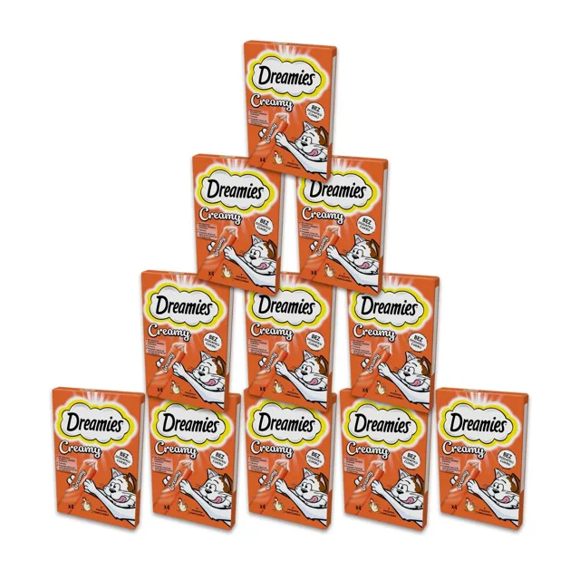 DREAMIES Krémové kočičí pamlsky s kuřecím masem 44x10 g