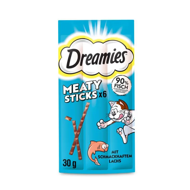 Dreamies Meaty Sticks - kuřecí (6 x 5 g)
