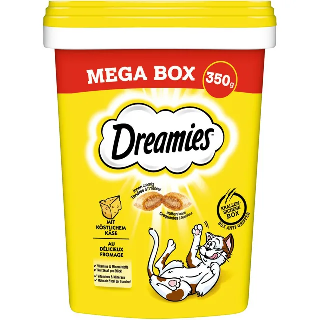 Dreamies megabalení - s lososem (4 x 350 g)
