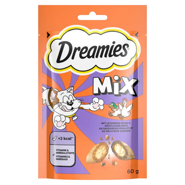 Dreamies Mix pochoutka,  60 g - sýr a hovězí (60 g)