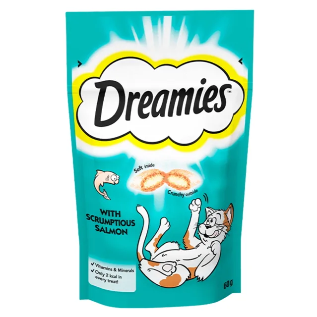 DREAMIES pochoutka pro kočky s lososem 60 g