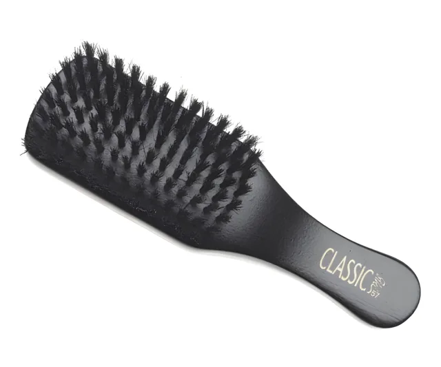 Dřevěný kartáč Sibel Classic 57 black - přírodní štětiny 50x175mm (8450322) + dárek zdarma