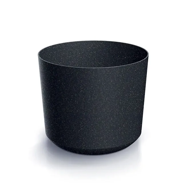 Dřevoplastový květináč černý 30 cm