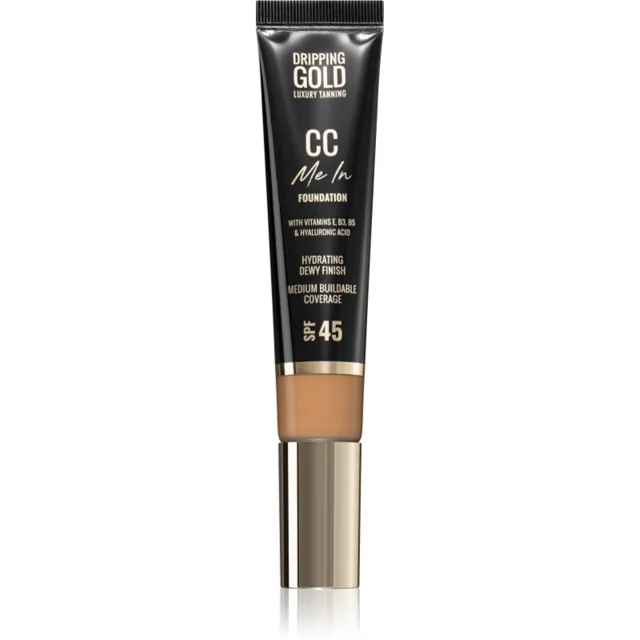 Dripping Gold CC Me In lehký make-up SPF 45 odstín Tan 06 32 ml