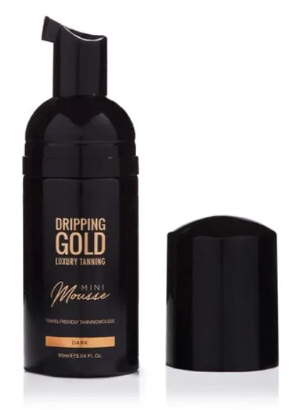 Dripping Gold Cestovní samoopalovací pěna Dark Mini Mousse 90 ml