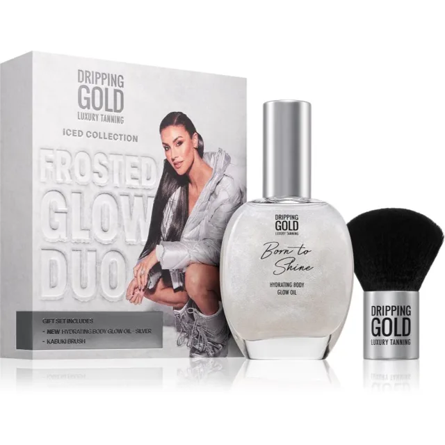 Dripping Gold Frosted Glow Duo dárková sada na tělo 2 ks