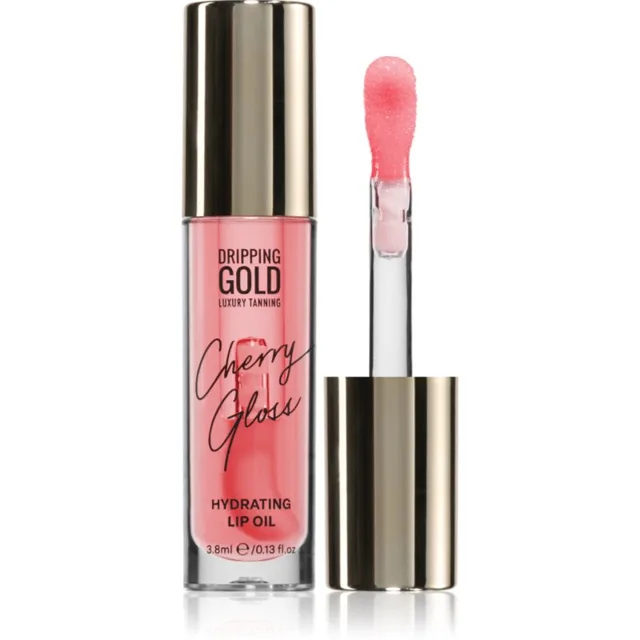 Dripping Gold Hydrating Cherry Gloss olej na rty s hydratačním účinkem odstín Cherry 3.8 ml