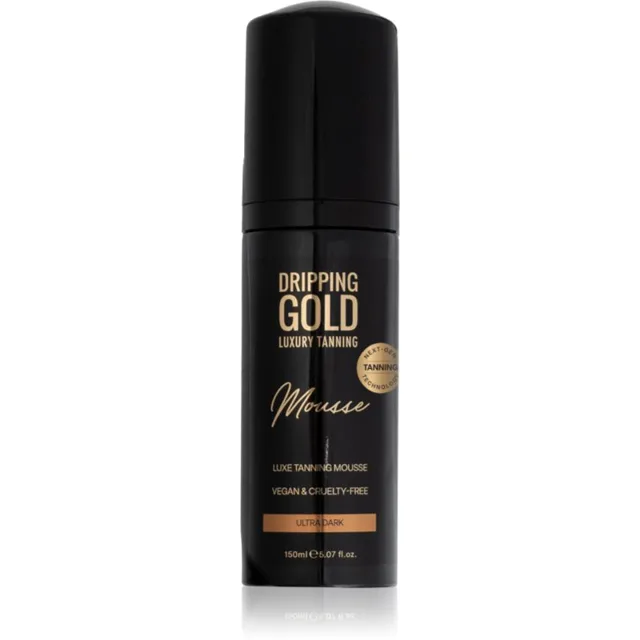 Dripping Gold Luxury Tanning Mousse samoopalovací pěna odstín Ultra Dark 150 ml