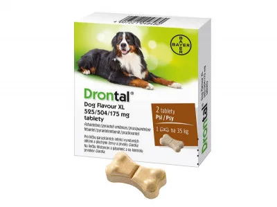 Drontal Dog Flavour XL pro psy 2 tablety