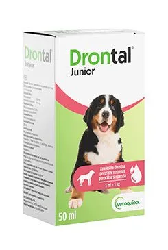 Drontal Junior psy 50ml suspenze s aplikátorem