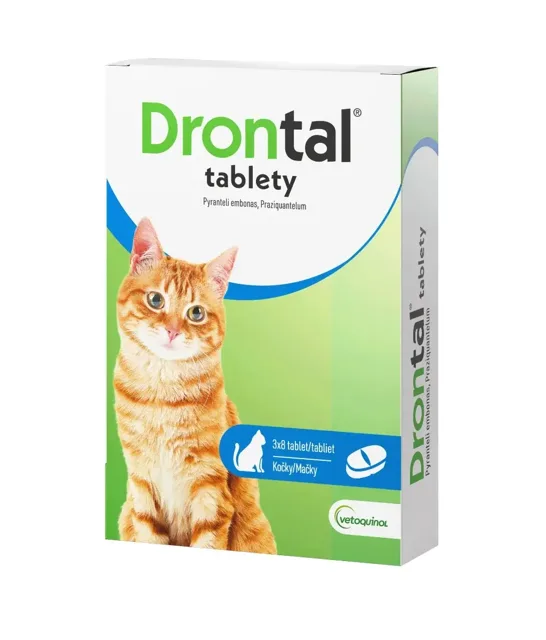 Drontal pro kočky 3x8 tablet