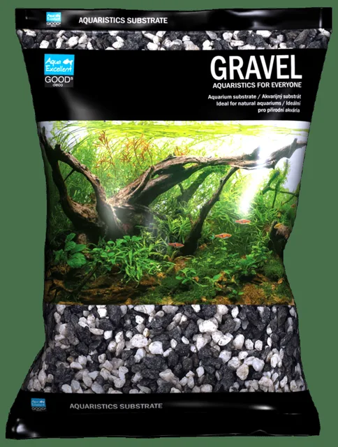 Drť Aqua Excellent černo-bílá 4-8 mm 3kg