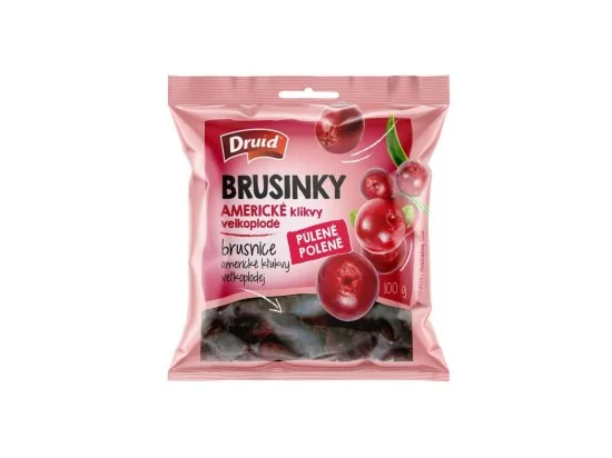 Druid brusinky americké, klikvy velkoplodé – půlené 100 g