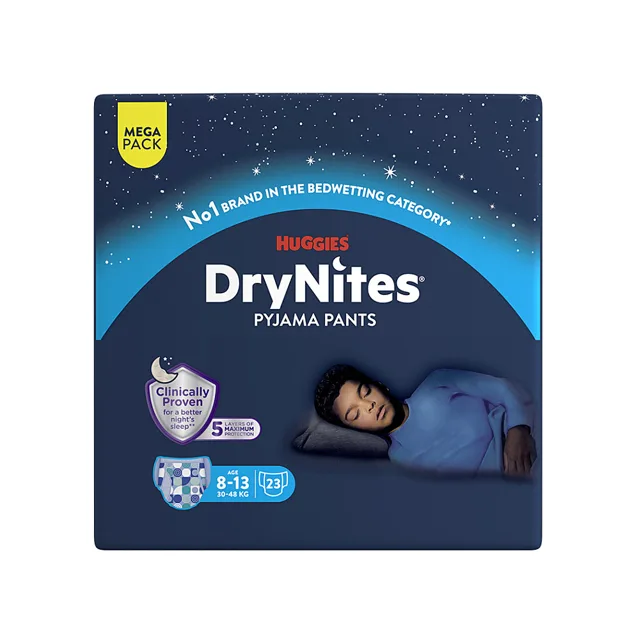 DRY NITES® Mega Natahovací kalhotky pro chlapce 8-13 let 23 kusů