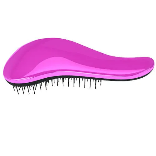 Dtangler Kartáč na vlasy s rukojetí Metalic Pink