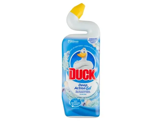 Duck Deep Action gel Marine čisticí a dezinfekční přípravek na WC mísu 750 ml