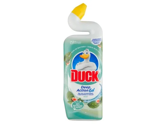 Duck Deep Action gel Mint čisticí a dezinfekční přípravek na WC mísu 750 ml