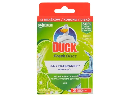 Duck Fresh Discs Limetka čistič WC náplň 72 ml