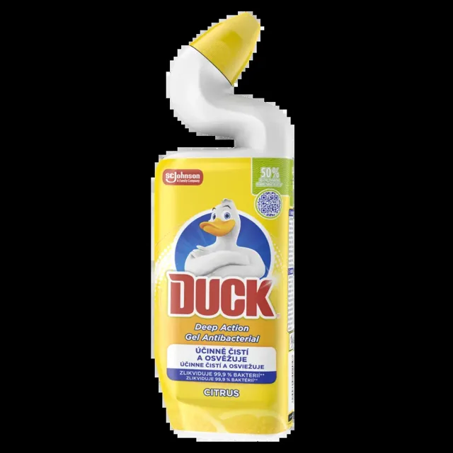 Duck Tekutý WC čistič Deep Action Gel Citrus 750 ml