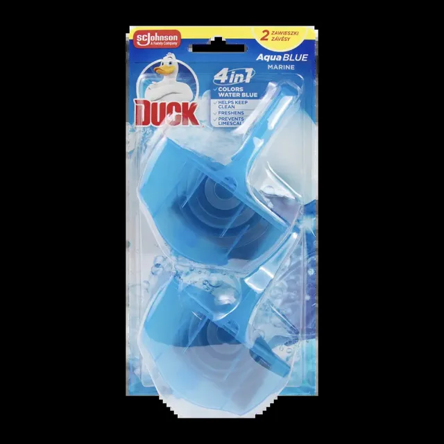 Duck WC blok závěsný Aqua Blue 4 in 1 Marine 80 g