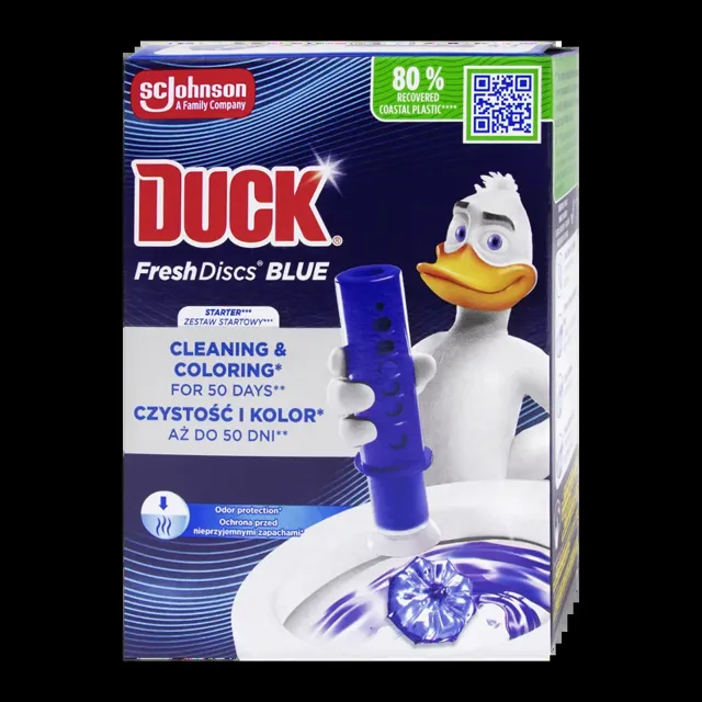 Duck WC bodový blok Fresh Discs Blue 36 ml