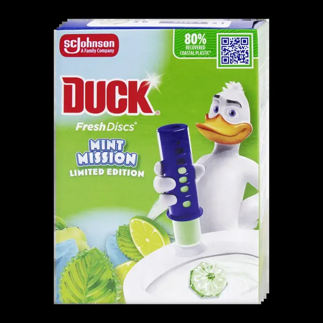 Duck WC bodový blok Fresh Discs Mint Mission 36 ml
