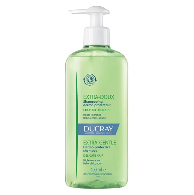DUCRAY Extra-Doux velmi jemný ochranný šampon pro časté mytí 400 ml